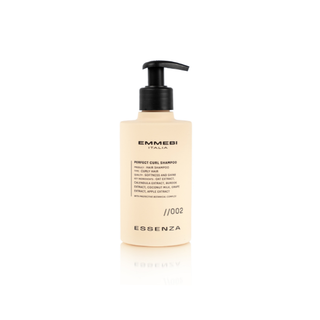 Emmebi Italia Essenza 002 Perfect Curl Shampoo - Shampoo Disciplinante per Capelli Ricci e Mossi - 300 ml