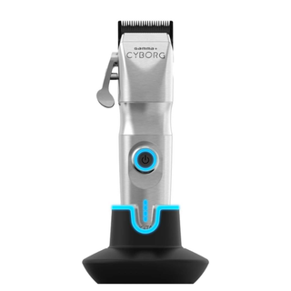 gamma-plus-cyborg-tagliacapelli-professionale-cordless-metallo-grigio-lame-dlc