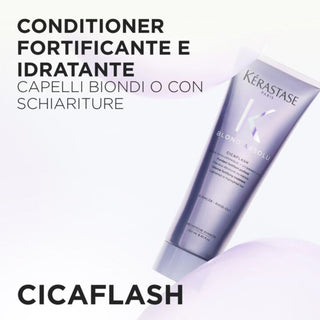 Kérastase Blond Absolu Fondant Cicaflash 250 ml - Balsamo Fortificante e Idratante per Capelli Biondi