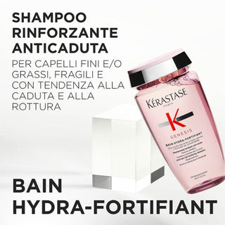 Kérastase Genesis Bain Hydra-Fortifiant 250 ml - Shampoo Fortificante Anticaduta da Rottura
