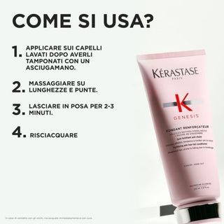 Kérastase Genesis Fondant Renforçateur 200 ml - Balsamo Fortificante Anti-Caduta da Rottura