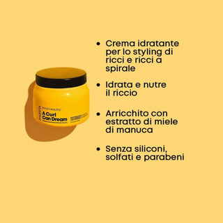 Matrix A Curl Can Dream Leave-In Cream 500 ml - Crema Idratante Senza Risciacquo per Capelli Ricci
