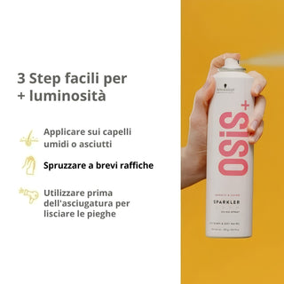 Schwarzkop OSiS+ Sparkler 300 ml - Spray Lucidante Effetto Brillantezza Immediata