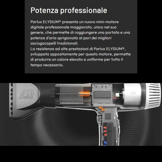 Parlux ELYSIUM phon professionale motore digitale 2300W