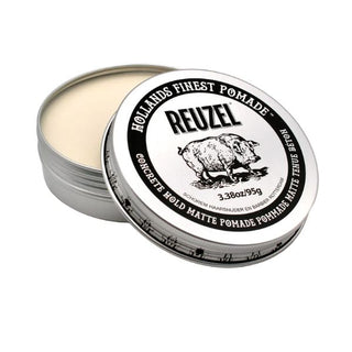 Reuzel Concrete Hold Matte Pomade - Pomata Modellante Opaca Tenuta Extra Forte - 95gr.